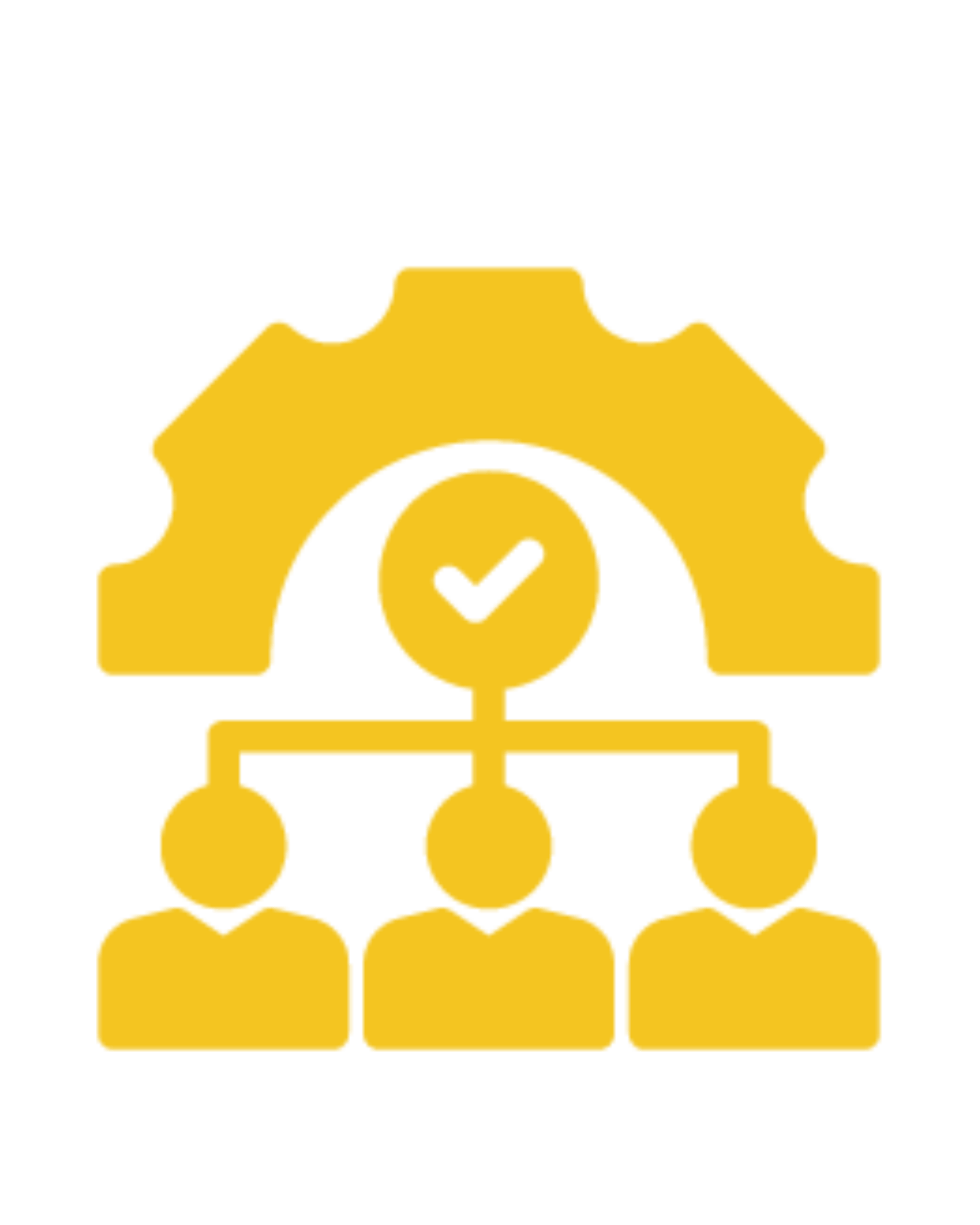 A golden icon showing a hand pointing at a candidate's profile or resume, symbolizing efficient applicant screening and talent selection for BPO.