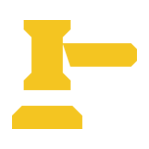A golden icon of a judge's gavel, symbolizing legal compliance, regulatory adherence, and strong governance within a business process outsourcing company.